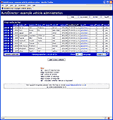 AutoDirector vehicle list screenshot